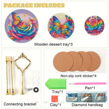 Load image into Gallery viewer, 3 Tier Animal Crystal Display Rack Kit 5D DIY Shelf Art Craft Set for Home Decor
