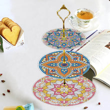 Load image into Gallery viewer, 3 Tier Animal Crystal Display Rack Kit 5D DIY Shelf Art Craft Set for Home Decor
