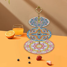 Load image into Gallery viewer, 3 Tier Animal Crystal Display Rack Kit 5D DIY Shelf Art Craft Set for Home Decor
