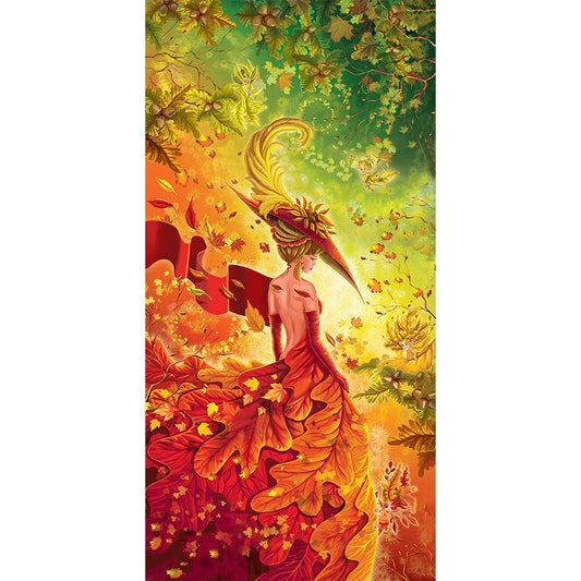 AB Diamond Painting - Full Round - Nature Lady (40*80CM)