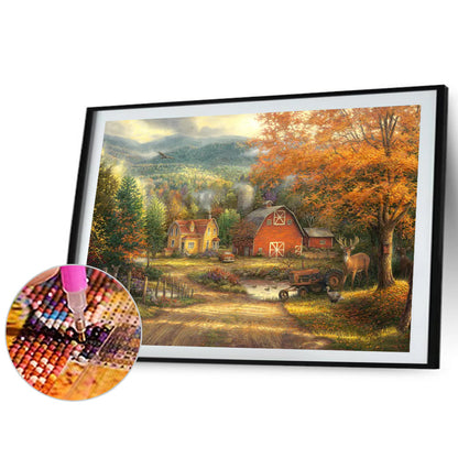 Diamond Painting - Full Square - Country House (50*30CM)