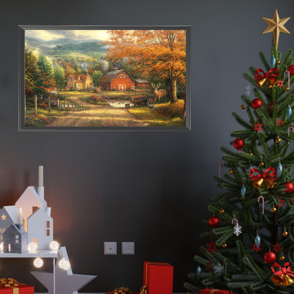 Diamond Painting - Full Square - Country House (50*30CM)