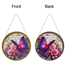 Load image into Gallery viewer, Sunflower DIY Diamond Art Pendant Kit Diamond Painting Door Sign for Wall Window
