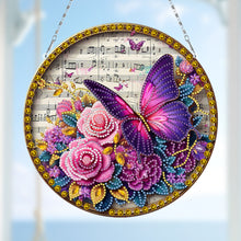 Load image into Gallery viewer, Sunflower DIY Diamond Art Pendant Kit Diamond Painting Door Sign for Wall Window
