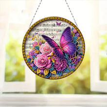 Load image into Gallery viewer, Sunflower DIY Diamond Art Pendant Kit Diamond Painting Door Sign for Wall Window
