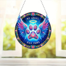 Load image into Gallery viewer, Sunflower DIY Diamond Art Pendant Kit Diamond Painting Door Sign for Wall Window
