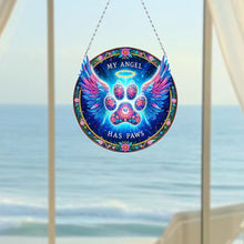 Load image into Gallery viewer, Sunflower DIY Diamond Art Pendant Kit Diamond Painting Door Sign for Wall Window

