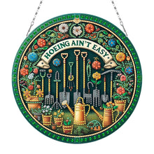 Load image into Gallery viewer, Sunflower DIY Diamond Art Pendant Kit Diamond Painting Door Sign for Wall Window
