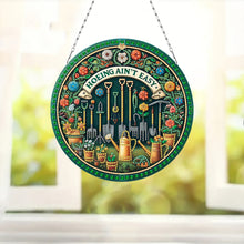 Load image into Gallery viewer, Sunflower DIY Diamond Art Pendant Kit Diamond Painting Door Sign for Wall Window
