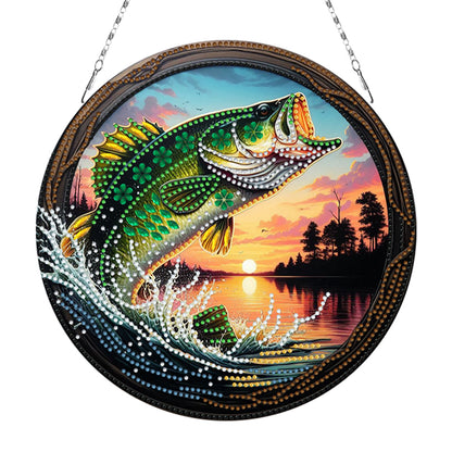 Sunflower DIY Diamond Art Pendant Kit Diamond Painting Door Sign for Wall Window