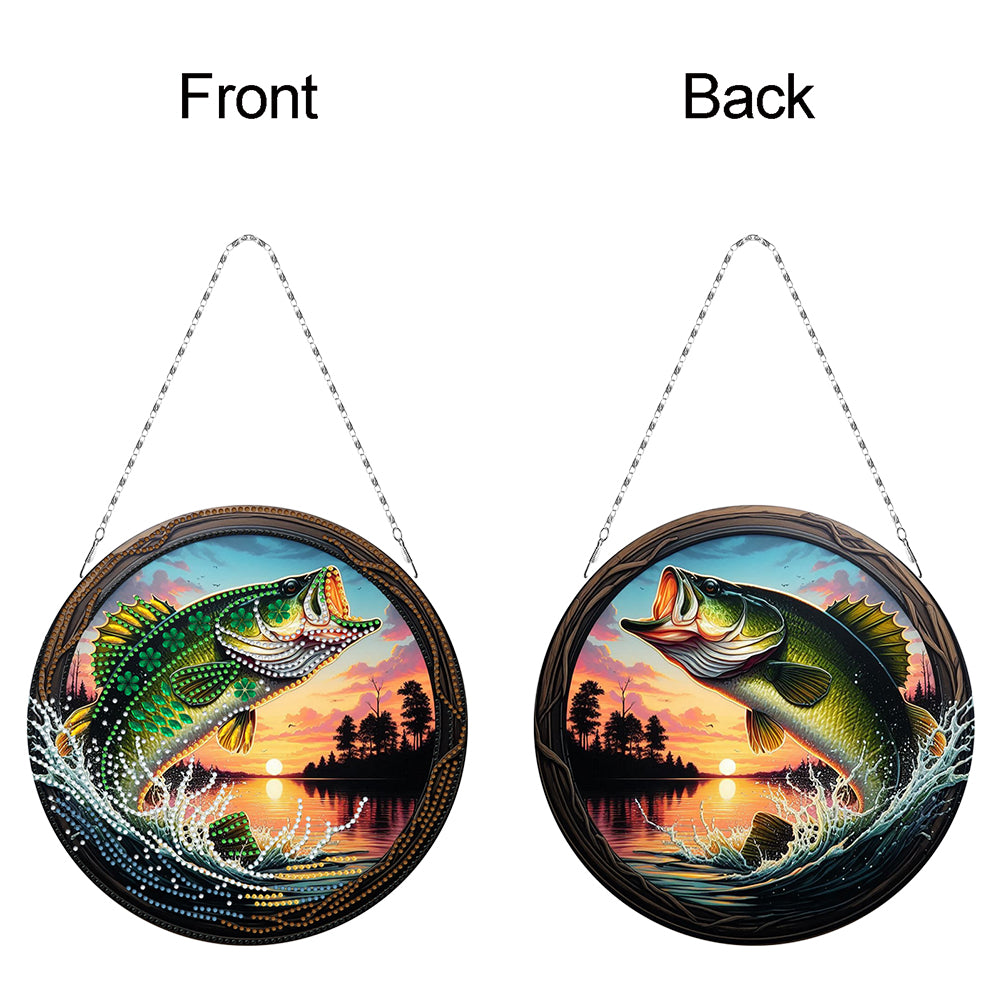 Sunflower DIY Diamond Art Pendant Kit Diamond Painting Door Sign for Wall Window