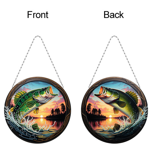 Sunflower DIY Diamond Art Pendant Kit Diamond Painting Door Sign for Wall Window