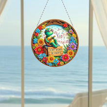 Load image into Gallery viewer, Sunflower DIY Diamond Art Pendant Kit Diamond Painting Door Sign for Wall Window

