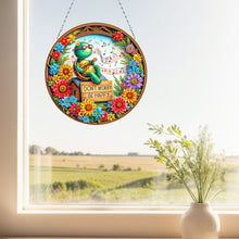 Load image into Gallery viewer, Sunflower DIY Diamond Art Pendant Kit Diamond Painting Door Sign for Wall Window
