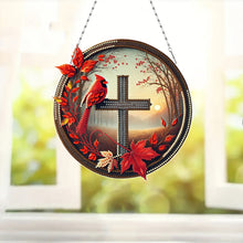 Load image into Gallery viewer, Sunflower DIY Diamond Art Pendant Kit Diamond Painting Door Sign for Wall Window
