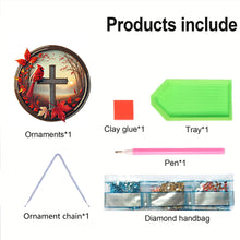 Load image into Gallery viewer, Sunflower DIY Diamond Art Pendant Kit Diamond Painting Door Sign for Wall Window
