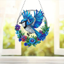 Load image into Gallery viewer, Sunflower DIY Diamond Art Pendant Kit Diamond Painting Door Sign for Wall Window
