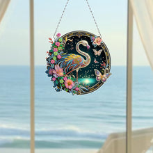Load image into Gallery viewer, Sunflower DIY Diamond Art Pendant Kit Diamond Painting Door Sign for Wall Window
