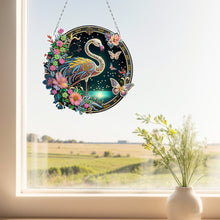 Load image into Gallery viewer, Sunflower DIY Diamond Art Pendant Kit Diamond Painting Door Sign for Wall Window
