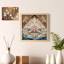 Load image into Gallery viewer, Diamond Painting - Partial Special Shaped - Lotus (30*30CM)

