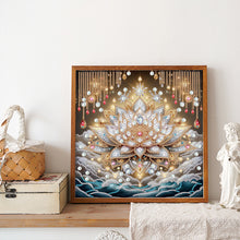 Load image into Gallery viewer, Diamond Painting - Partial Special Shaped - Lotus (30*30CM)
