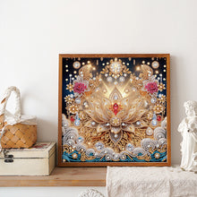 Load image into Gallery viewer, Diamond Painting - Partial Special Shaped - Lotus (30*30CM)
