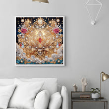 Load image into Gallery viewer, Diamond Painting - Partial Special Shaped - Lotus (30*30CM)
