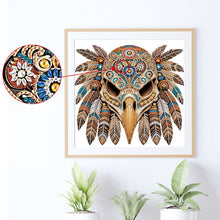 Load image into Gallery viewer, Diamond Painting - Partial Special Shaped - Indian Eagle Skull (30*30CM)

