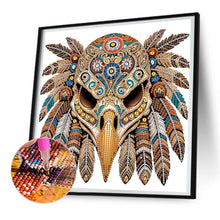 Load image into Gallery viewer, Diamond Painting - Partial Special Shaped - Indian Eagle Skull (30*30CM)
