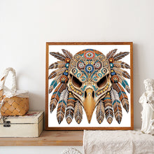Load image into Gallery viewer, Diamond Painting - Partial Special Shaped - Indian Eagle Skull (30*30CM)
