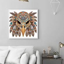 Load image into Gallery viewer, Diamond Painting - Partial Special Shaped - Indian Eagle Skull (30*30CM)
