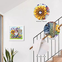 Load image into Gallery viewer, Diamond Painting - Partial Special Shaped - Summer Gnome (30*30CM)
