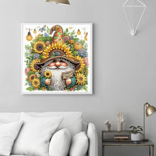 Load image into Gallery viewer, Diamond Painting - Partial Special Shaped - Summer Gnome (30*30CM)
