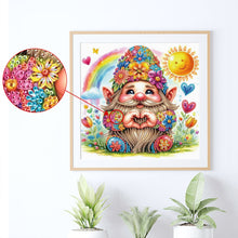 Load image into Gallery viewer, Diamond Painting - Partial Special Shaped - Summer Gnome (30*30CM)
