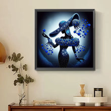 Load image into Gallery viewer, Diamond Painting - Partial Special Shaped - Elegant Hat Lady (30*30CM)
