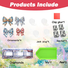 Load image into Gallery viewer, 4pc Flower Animal DIY Diamond Painting Car Air Vent Clip Air Freshener for Adult
