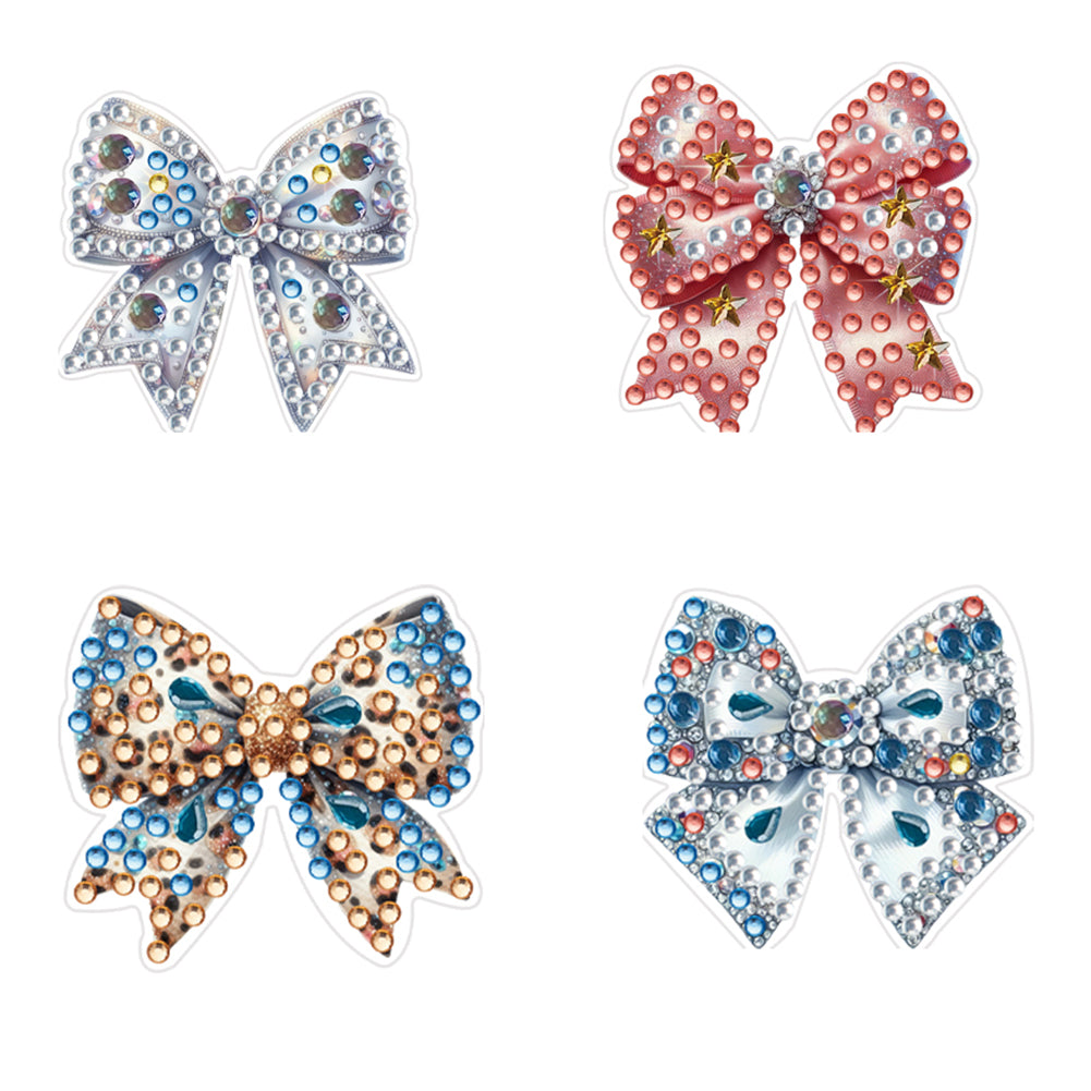 4pc Flower Animal DIY Diamond Painting Car Air Vent Clip Air Freshener for Adult