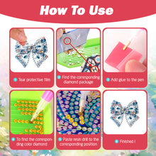 Load image into Gallery viewer, 4pc Flower Animal DIY Diamond Painting Car Air Vent Clip Air Freshener for Adult
