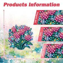 Load image into Gallery viewer, 4pc Flower Animal DIY Diamond Painting Car Air Vent Clip Air Freshener for Adult
