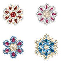 Load image into Gallery viewer, 4pc Flower Animal DIY Diamond Painting Car Air Vent Clip Air Freshener for Adult
