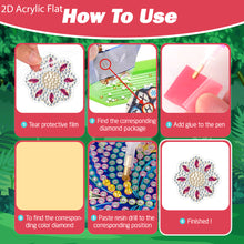 Load image into Gallery viewer, 4pc Flower Animal DIY Diamond Painting Car Air Vent Clip Air Freshener for Adult
