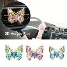Load image into Gallery viewer, 4pc Flower Animal DIY Diamond Painting Car Air Vent Clip Air Freshener for Adult
