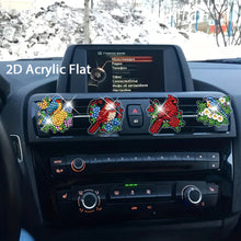 Load image into Gallery viewer, 4pc Flower Animal DIY Diamond Painting Car Air Vent Clip Air Freshener for Adult
