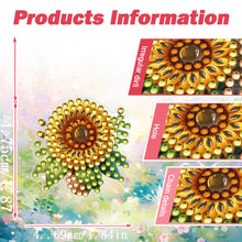 Load image into Gallery viewer, 4pc Flower Animal DIY Diamond Painting Car Air Vent Clip Air Freshener for Adult
