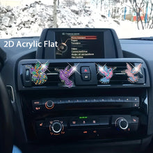 Load image into Gallery viewer, 4pc Flower Animal DIY Diamond Painting Car Air Vent Clip Air Freshener for Adult
