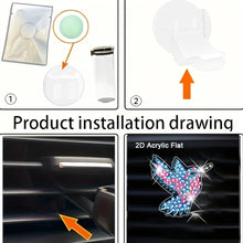 Load image into Gallery viewer, 4pc Flower Animal DIY Diamond Painting Car Air Vent Clip Air Freshener for Adult
