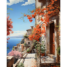 Load image into Gallery viewer, Diamond Painting - Full Square - Seaside House (40*40CM)
