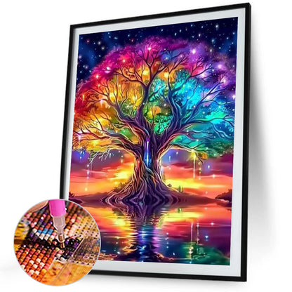Diamond Painting - Full Square - Colorful Tree Of Life (40*40CM)