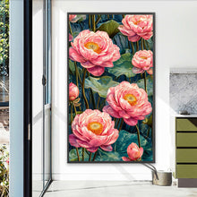 Load image into Gallery viewer, Diamond Painting - Full Square - Lotus (40*70CM)
