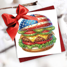 Load image into Gallery viewer, 6Pcs Independence Day Diamond Painting Greeting Cards DIY Diamond Drawing Card
